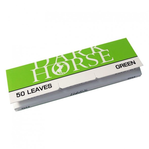 Бумага для самокруток DarkHorse - Regular Green (70х37 мм, 50 штук) купить в Волгограде