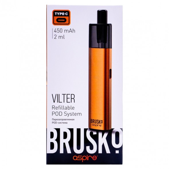 Электронная сигарета Brusko - Vilter (Оранжевый) купить в Волгограде