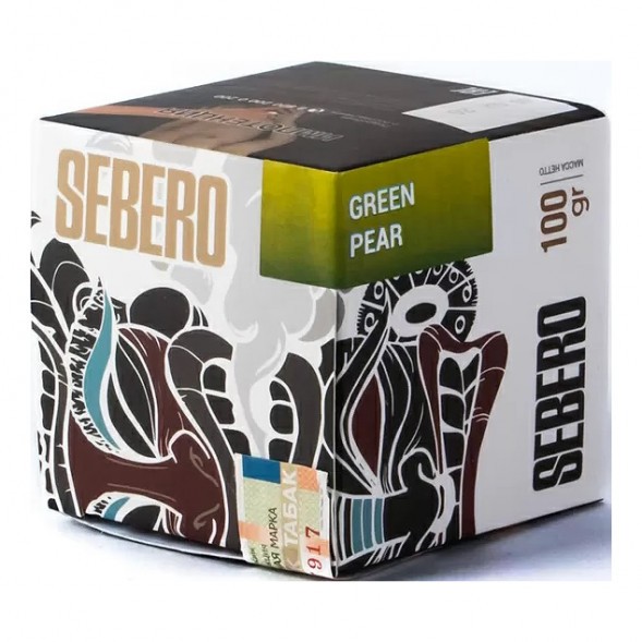Табак Sebero - Green Pear (Зелёная Груша, 100 грамм) купить в Волгограде