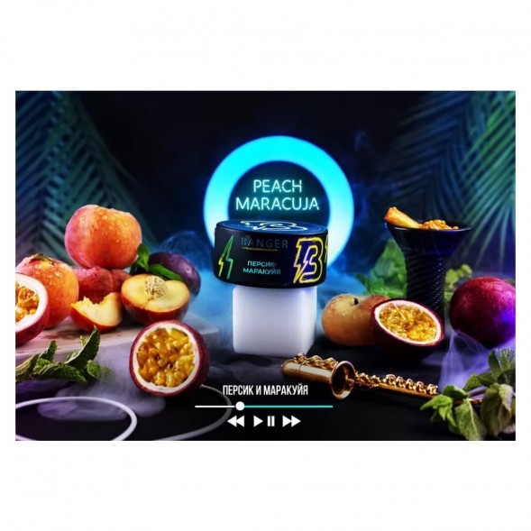 Табак Banger - Peach Maracuja (Персик, Маракуйя, 100 грамм) купить в Волгограде