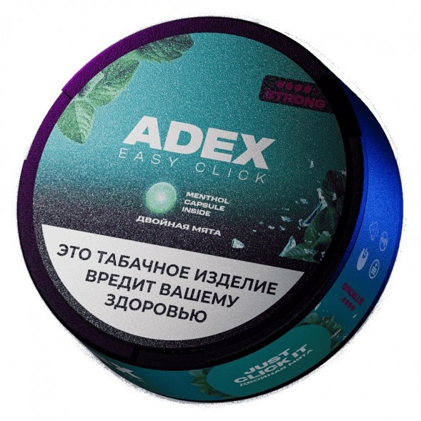 Табак жевательный ADEX ULTRA STRONG WIDE Click - Двойная Мята купить в Волгограде