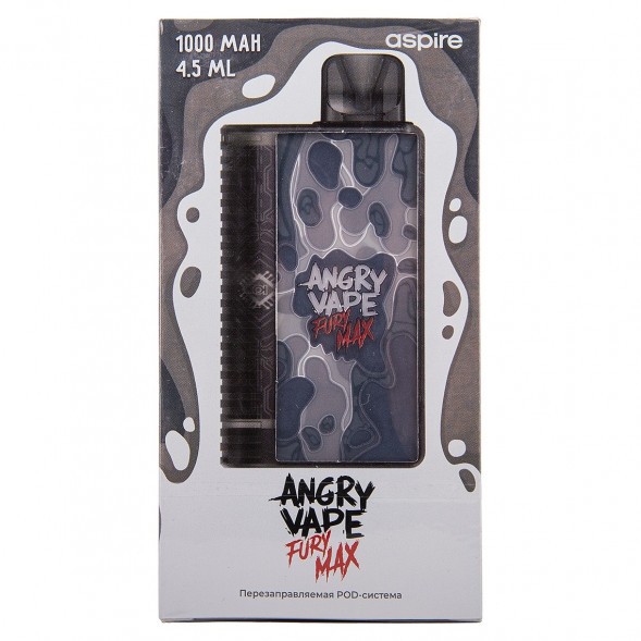 Электронная сигарета Brusko - Angry Vape Fury Max (Чёрный) купить в Волгограде