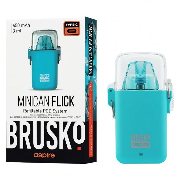 Электронная сигарета Brusko - Minican Flick (Голубой) купить в Волгограде