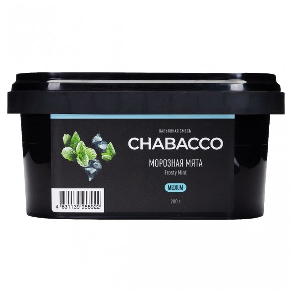 Смесь Chabacco MEDIUM - Frosty Mint (Морозная Мята, 200 грамм) купить в Волгограде