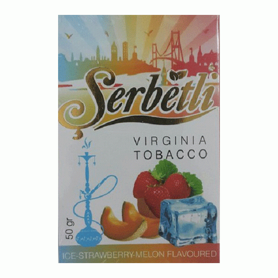 Табак Serbetli - Ice Strawberry Melon (Дыня Клубника со Льдом, 50 грамм, Акциз) купить в Волгограде