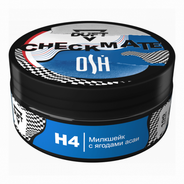 Табак Duft Checkmate - H4 Милкейк с ягодами Асаи (100 грамм) купить в Волгограде