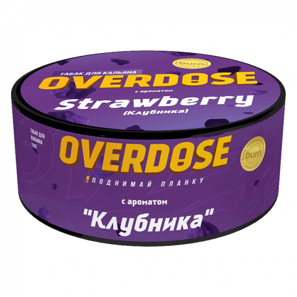 Табак Overdose - Strawberry (Клубника, 100 грамм) купить в Волгограде