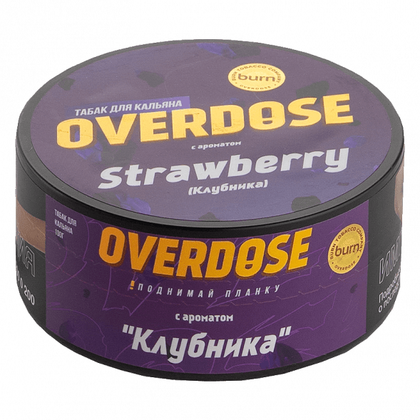 Табак Overdose - Strawberry (Клубника, 100 грамм) купить в Волгограде