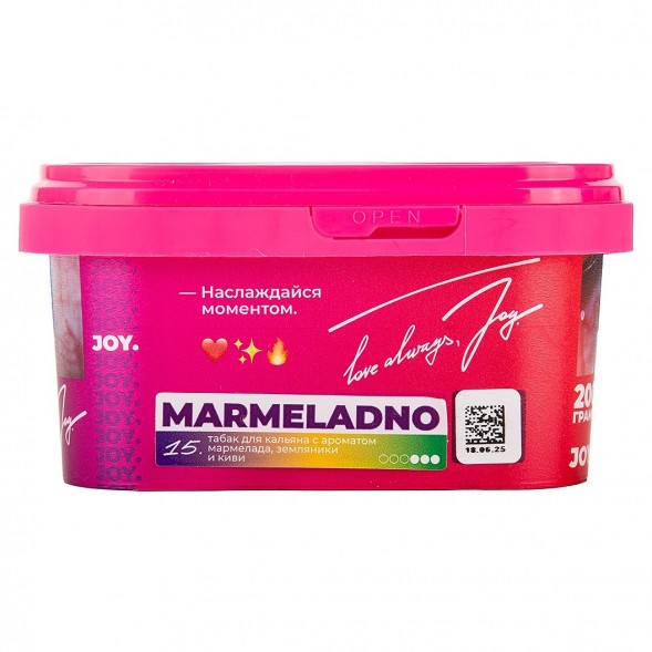 Табак Joy - Marmeladno (Мармелад, Земляника и Киви, 200 грамм) купить в Волгограде
