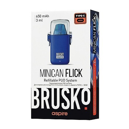 Электронная сигарета Brusko - Minican Flick (Синий) купить в Волгограде