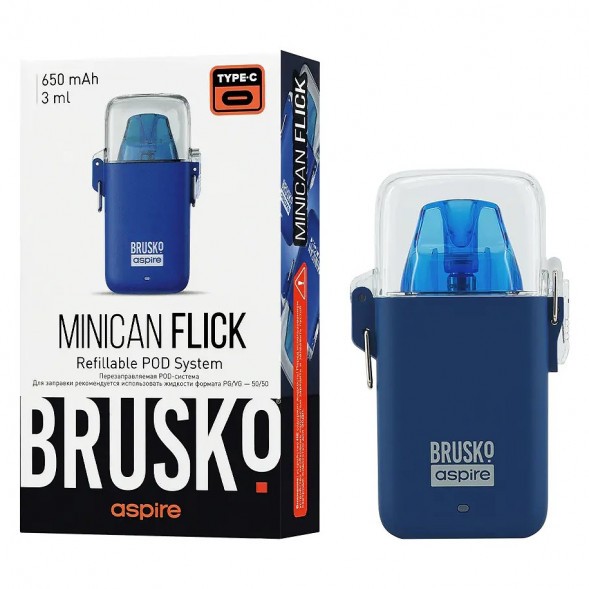 Электронная сигарета Brusko - Minican Flick (Синий) купить в Волгограде
