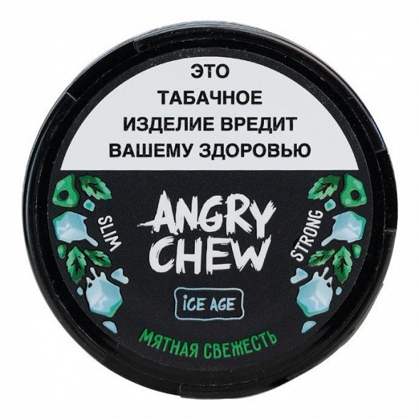 Табак жевательный Angry Chew Slim Strong - Мятная Свежесть (12 грамм) купить в Волгограде