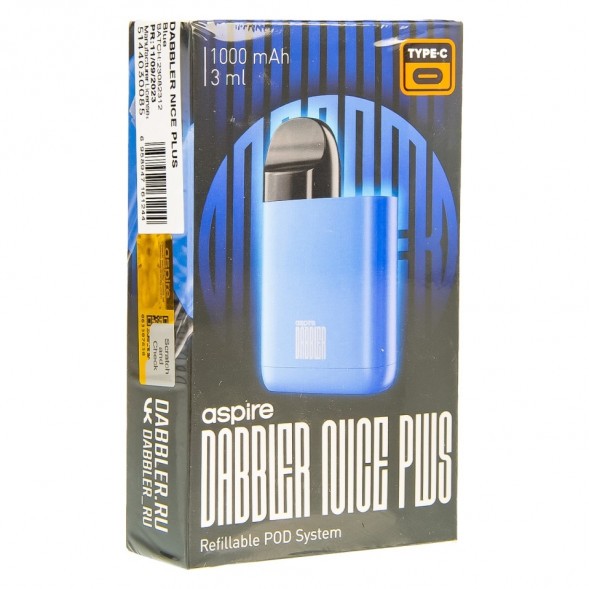 Электронная сигарета Brusko - Dabbler Nice Plus (Синий) купить в Волгограде