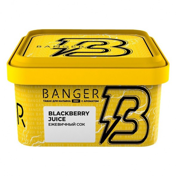 Табак Banger - Blackberry Juice (Ежевичный Сок, 200 грамм) купить в Волгограде
