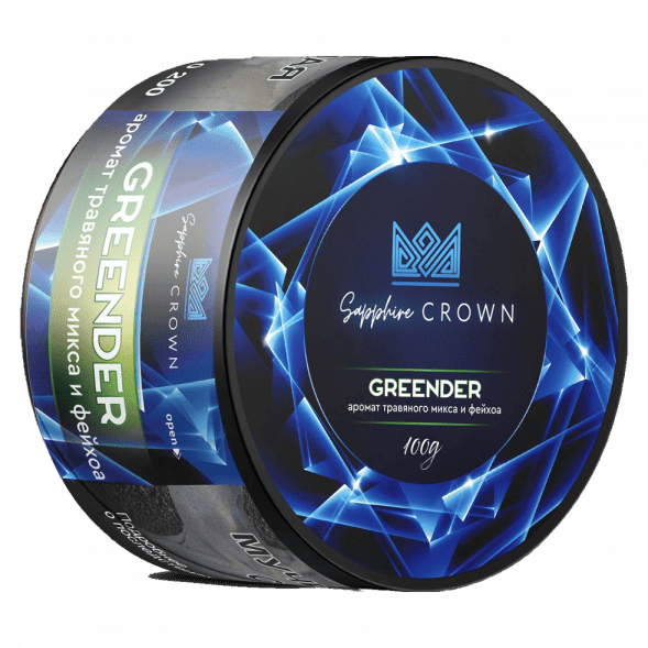 Табак Sapphire Crown - Greender (Травяной Микс и Фейхоа, 25 грамм) купить в Волгограде