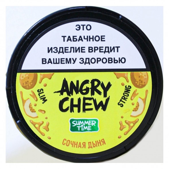Табак жевательный Angry Chew Slim Strong - Сочная Дыня (12 грамм) купить в Волгограде