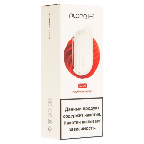 PLONQ MAX - Клубника Арбуз (6000 затяжек) купить в Волгограде