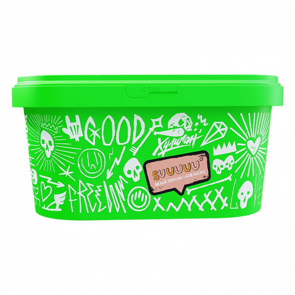 Табак Хулиган - Suuuuu (Белый Персик и Апельсин, 200 грамм) купить в Волгограде