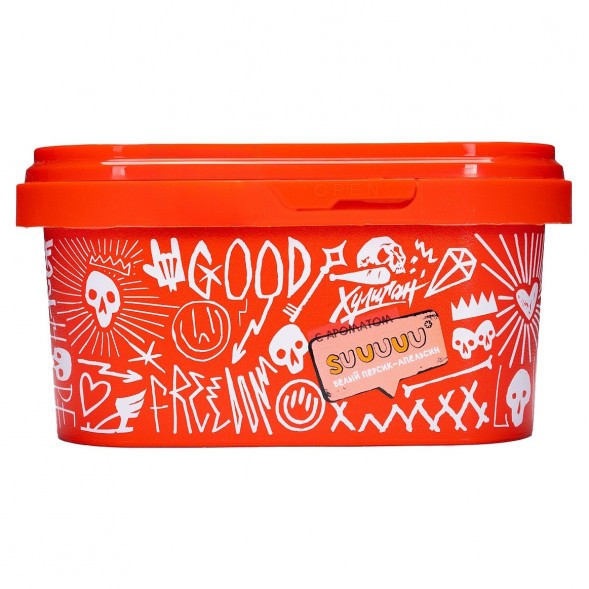 Табак Хулиган - Suuuuu (Белый Персик и Апельсин, 200 грамм) купить в Волгограде