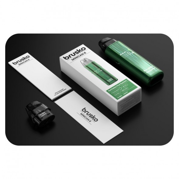 Электронная сигарета Brusko - Minican 6 (Металлик - Urban Grey) купить в Волгограде