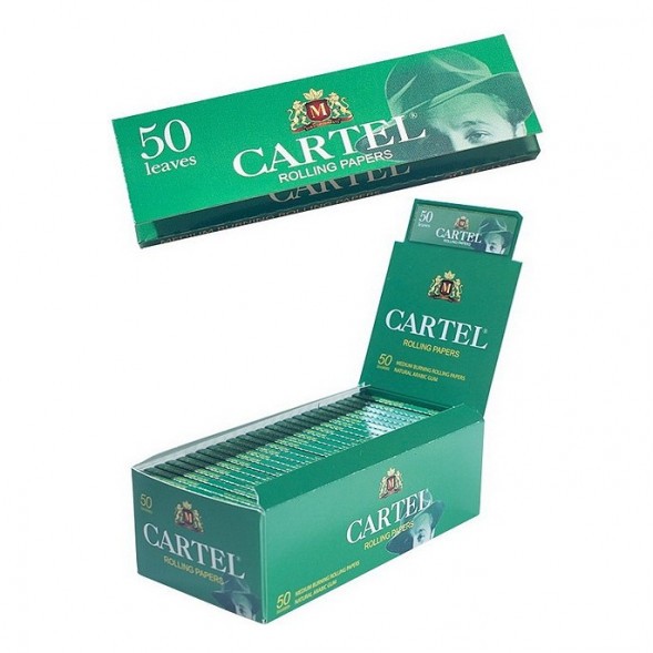 Бумага для самокруток Cartel - Green (50 штук) купить в Волгограде