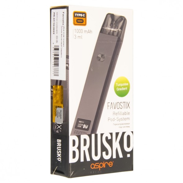 Электронная сигарета Brusko - Favostix (Бирюзовый Градиент) купить в Волгограде