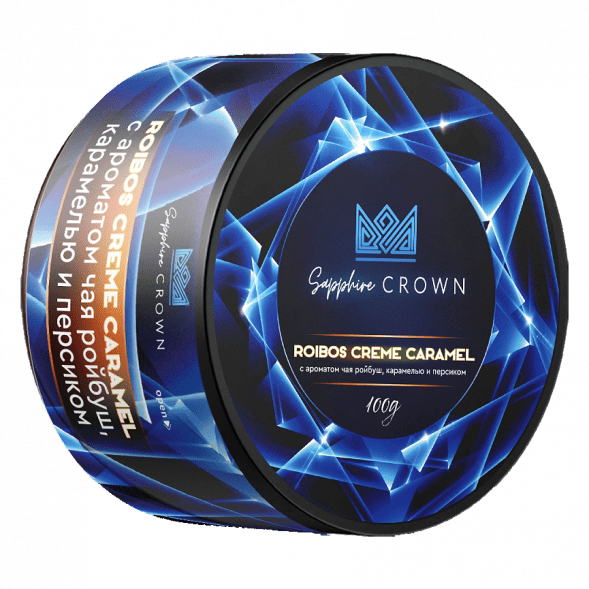 Табак Sapphire Crown - Roibos Creme Caramel (Чай Ройбуш с Карамелью и Персиком, 25 грамм) купить в Волгограде