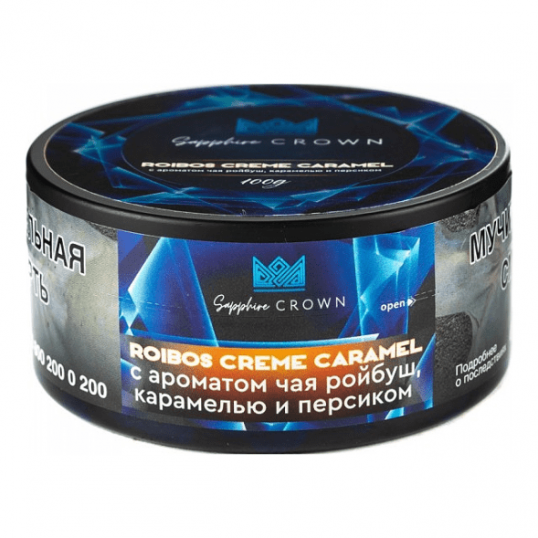 Табак Sapphire Crown - Roibos Creme Caramel (Чай Ройбуш с Карамелью и Персиком, 25 грамм) купить в Волгограде