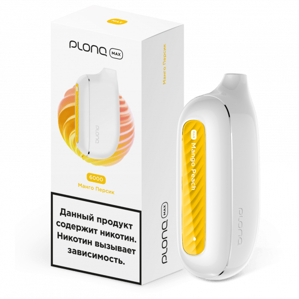 PLONQ MAX - Манго Персик (6000 затяжек) купить в Волгограде