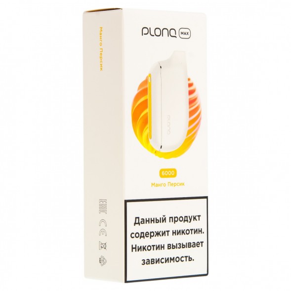 PLONQ MAX - Манго Персик (6000 затяжек) купить в Волгограде