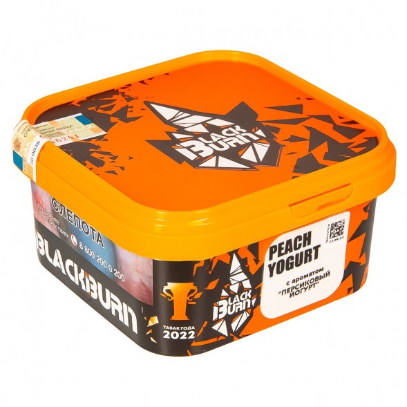 Табак BlackBurn - Peach Yogurt (Персиковый Йогурт, 200 грамм) купить в Волгограде