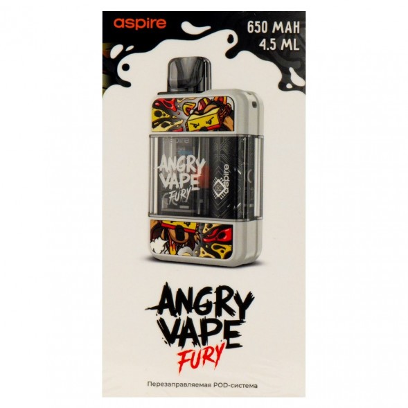Электронная сигарета Brusko - Angry Vape Fury (650 mAh, Белый) купить в Волгограде