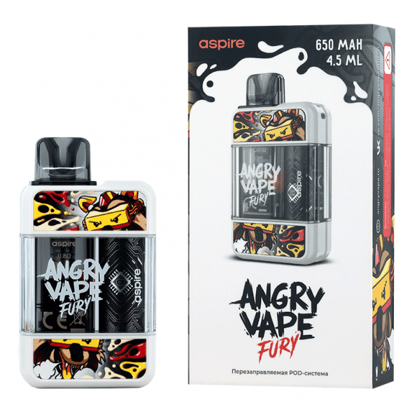 Электронная сигарета Brusko - Angry Vape Fury (650 mAh, Белый) купить в Волгограде