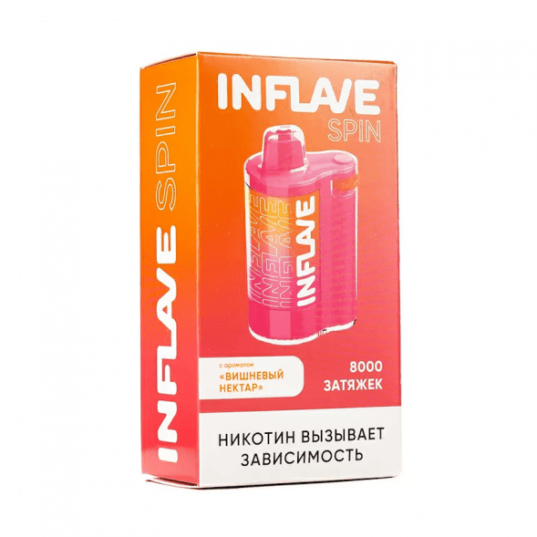 INFLAVE SPIN - Вишнёвый Нектар (8000 затяжек) купить в Волгограде