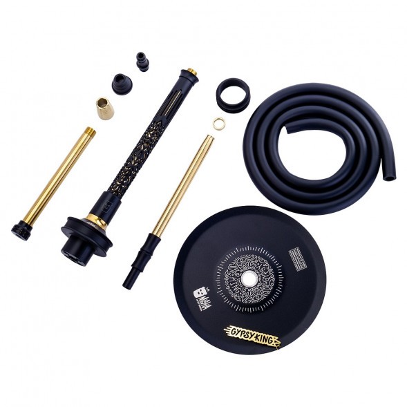 Кальян MISHA Rebel - Revolt Hero Gypsy King Black (Чёрный Золотой, Без Колбы) купить в Волгограде