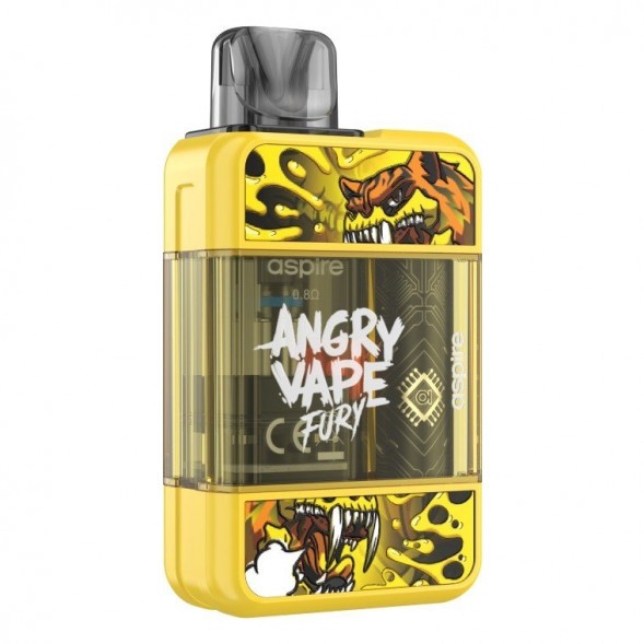 Электронная сигарета Brusko - Angry Vape Fury (650 mAh, Желтый) купить в Волгограде
