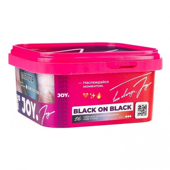 Табак Joy - Black On Black (Кофе и Кола, 200 грамм) купить в Волгограде