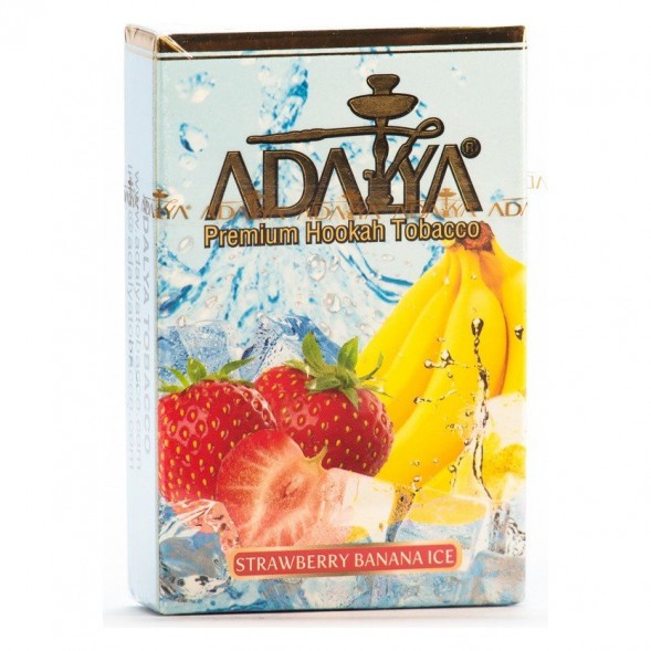 Табак Adalya - Strawberry Banana Ice (Ледяная Клубника и Банан, 50 грамм, Акциз) купить в Волгограде
