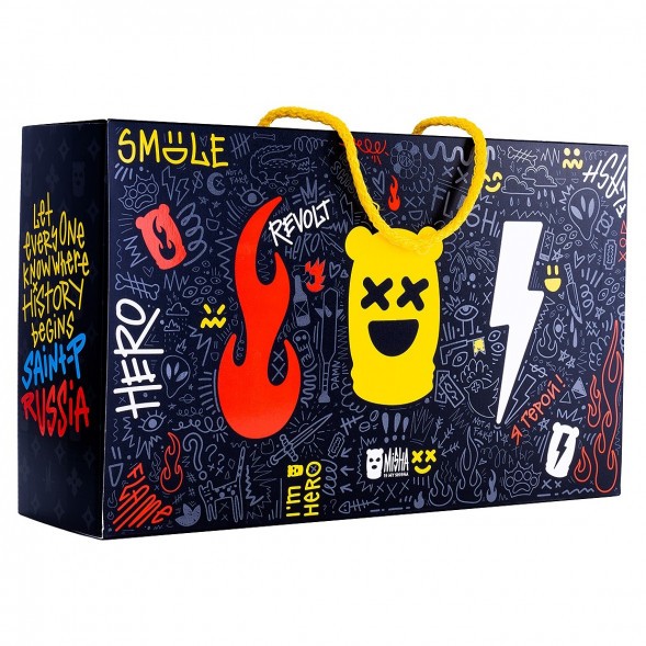 Кальян MISHA Rebel - Revolt Hero Flame (Чёрный Красный, Без Колбы) купить в Волгограде