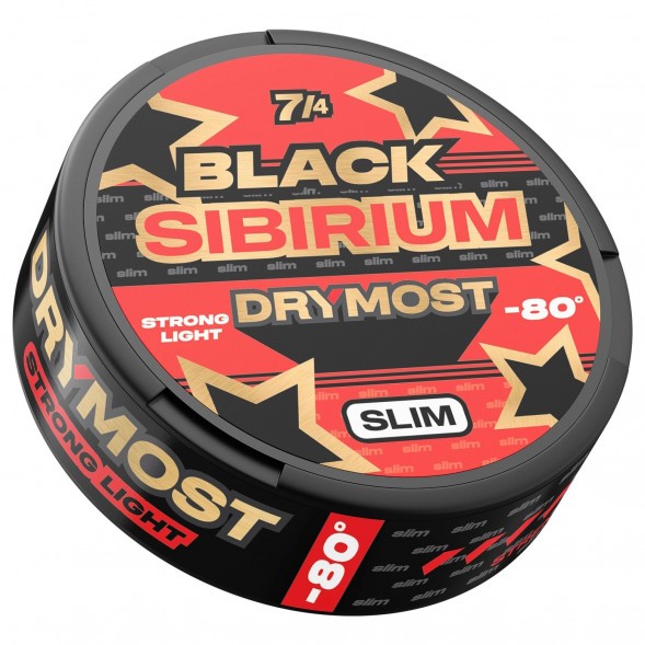 Табак жевательный DryMost - Black Sibirium -80 Slim (12 грамм) купить в Волгограде
