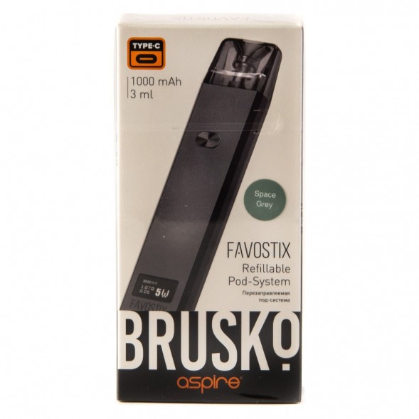 Электронная сигарета Brusko - Favostix (Серый) купить в Волгограде