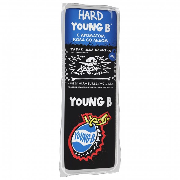 Табак Хулиган Hard - Young B (Кола со Льдом, 200 грамм) купить в Волгограде