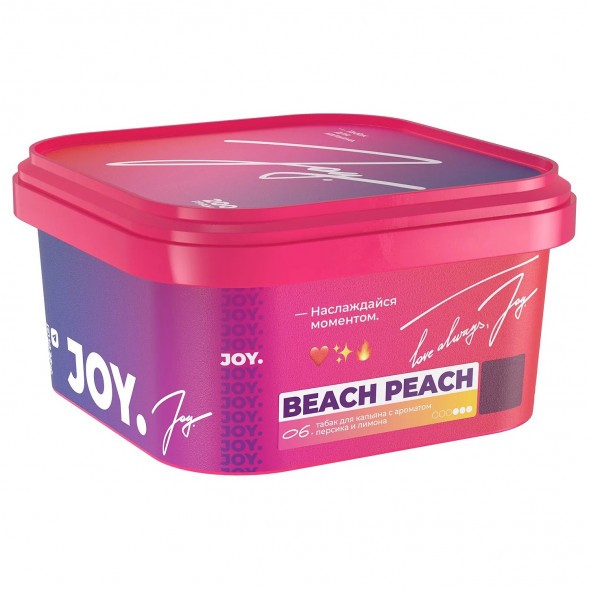 Табак Joy - Beach Peach (Персик и Лимон, 200 грамм) купить в Волгограде