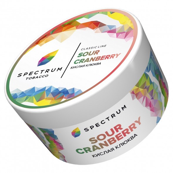 Табак Spectrum - Sour Cranberry (Кислая Клюква, 200 грамм) купить в Волгограде