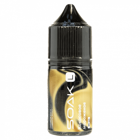 Жидкость SOAK L30 - Ice Cream Coconut (Кокосовое Мороженое, 30 мл, 2 мг) купить в Волгограде