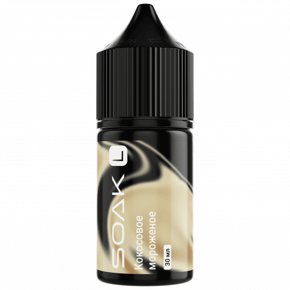 Жидкость SOAK L30 - Ice Cream Coconut (Кокосовое Мороженое, 30 мл, 2 мг) купить в Волгограде