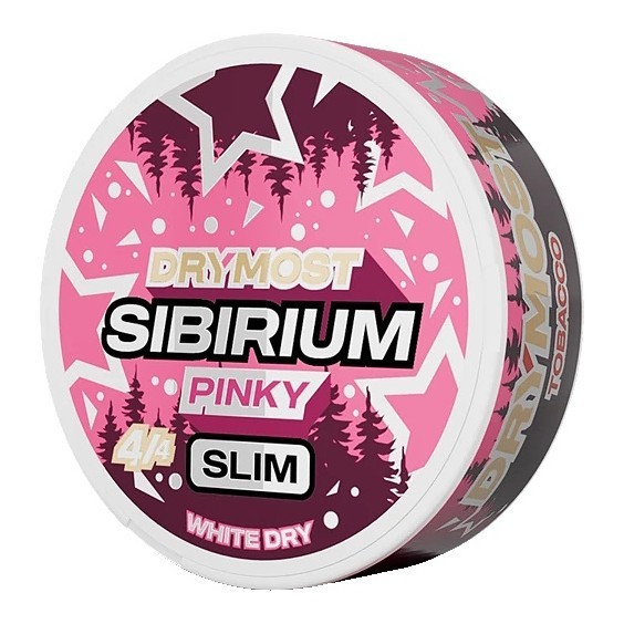 Табак жевательный DryMost - Sibirium Pinky Slim (Сибирский Малиновый Лимонад, 12 грамм) купить в Волгограде