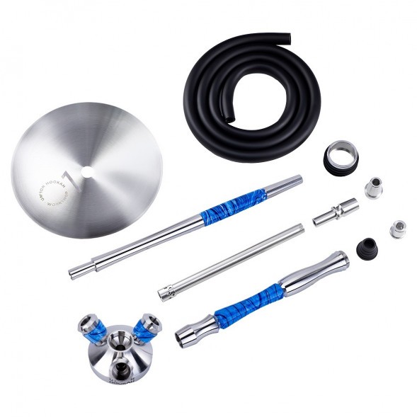 Кальян UNION - Fibonacci Акрил Голубой II (Без Колбы) купить в Волгограде