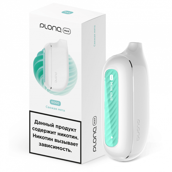 PLONQ MAX - Свежая Мята (6000 затяжек) купить в Волгограде