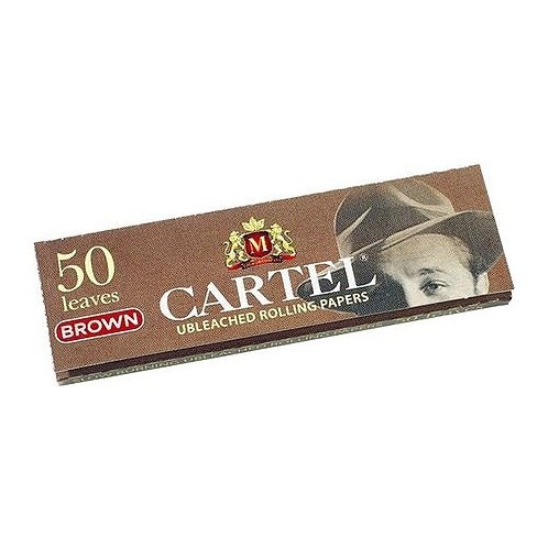 Бумага для самокруток Cartel - Brown Unbleached (50 штук) купить в Волгограде